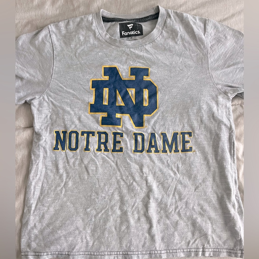 Fanatics Notre Dame t shirt youth medium